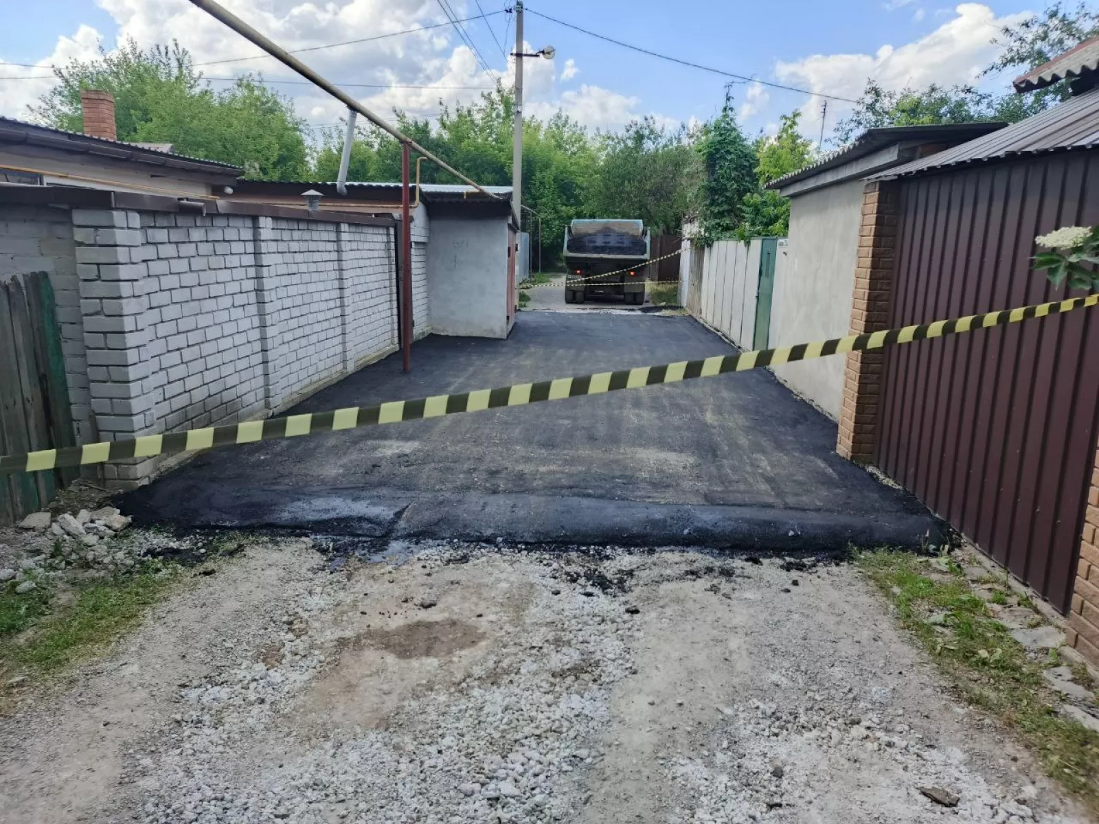 Асфальтирование гаражного проезда — фото 2